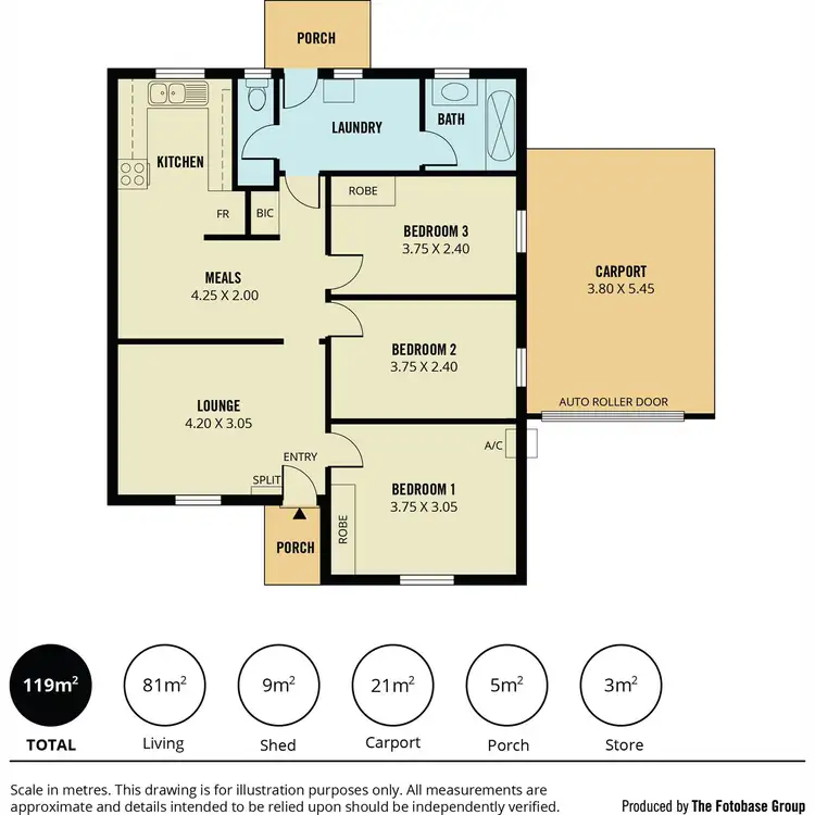 Floorplan of Homely house listing, 16 Small Crescent, Smithfield Plains SA 5114
