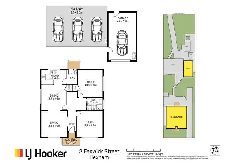 Floorplan of Homely house listing, 8 Fenwick Street, Hexham NSW 2322