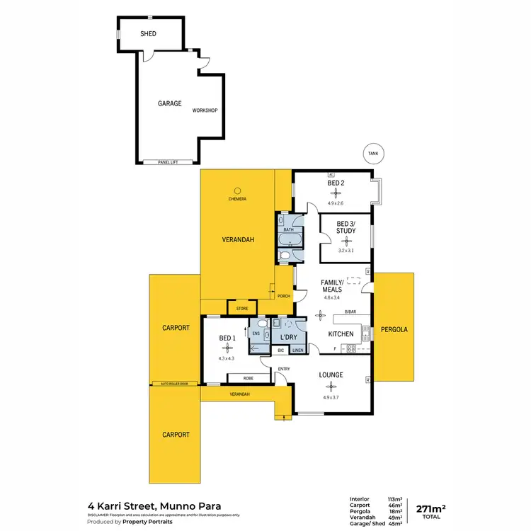 Floorplan of Homely house listing, 4 Karri Street, Munno Para SA 5115