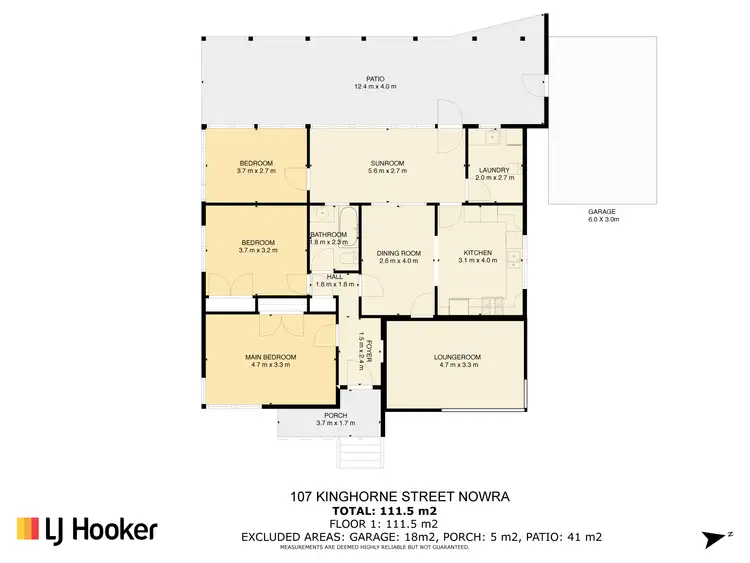 Floorplan of Homely house listing, 107 Kinghorne Street, Nowra NSW 2541