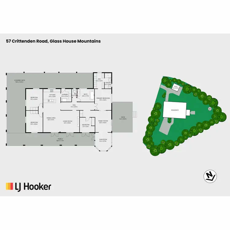 Floorplan of Homely house listing, 57 Crittenden Road, Glass House Mountains QLD 4518