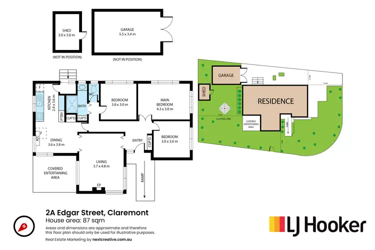 Floorplan of Homely house listing, 2A Edgar Street, Claremont TAS 7011