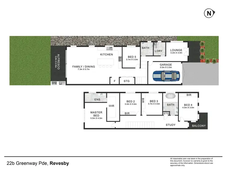 Floorplan of Homely house listing, 22B Greenway Parade, Revesby NSW 2212