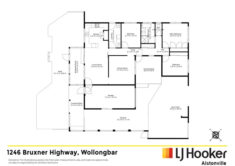Floorplan of Homely house listing, 1246 Bruxner Highway, Wollongbar NSW 2477