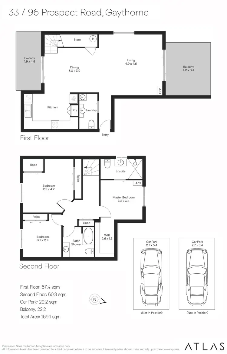 Floorplan of Homely apartment listing, 33/96 Prospect Road, Gaythorne QLD 4051