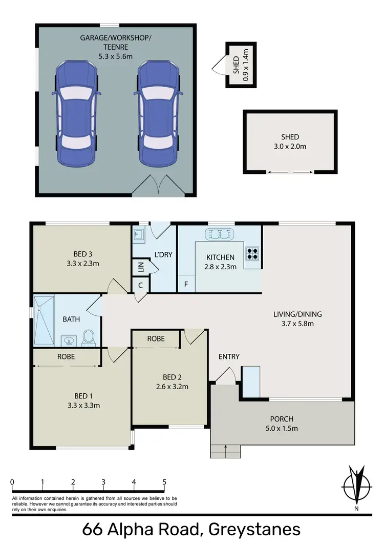 Floorplan of Homely house listing, 66 Alpha Road, Greystanes NSW 2145