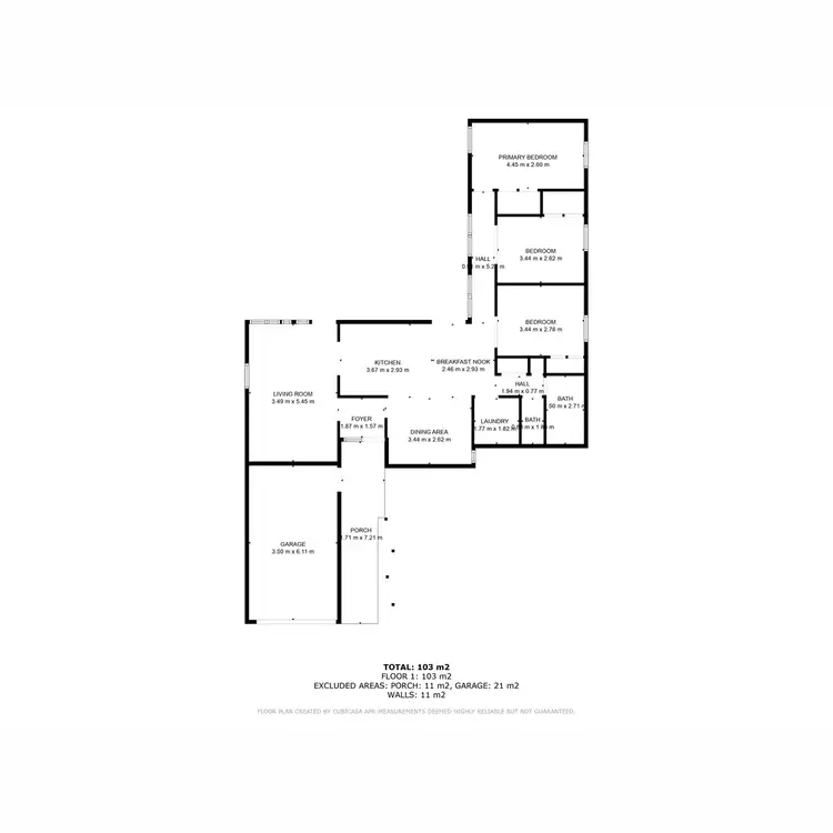 Floorplan of Homely house listing, 1 Kelly Street, Atherton QLD 4883