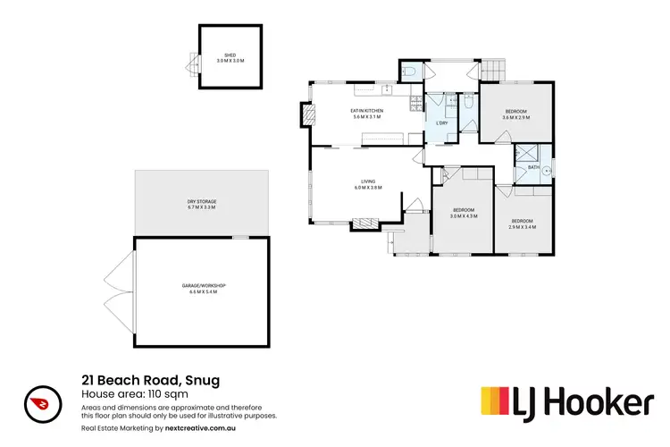 Floorplan of Homely house listing, 21 Beach Road, Snug TAS 7054