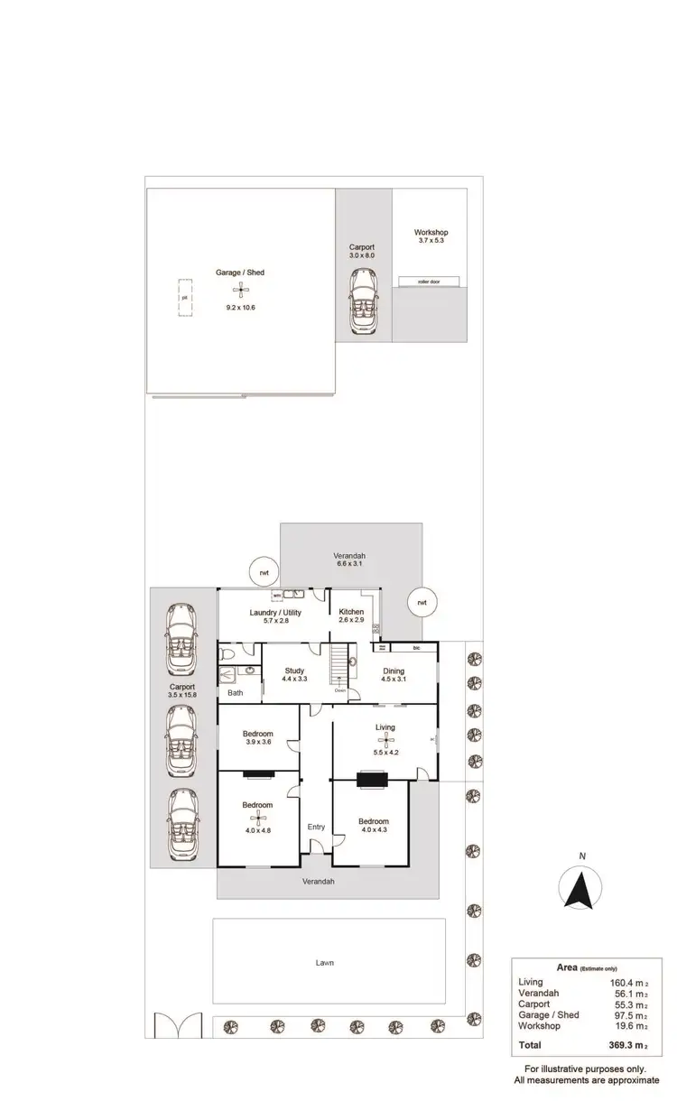 Floorplan of Homely house listing, 54 Roebuck Street, Mile End SA 5031