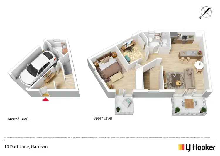 Floorplan of Homely apartment listing, 10 Putt Lane, Harrison ACT 2914