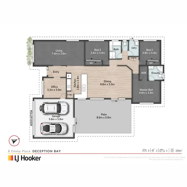 Floorplan of Homely house listing, 8 Emma Place, Deception Bay QLD 4508