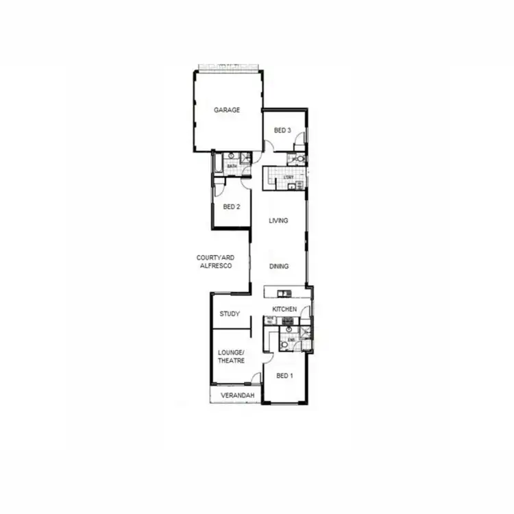 Floorplan of Homely house listing, 2 Keelia Vale, Lakelands WA 6180