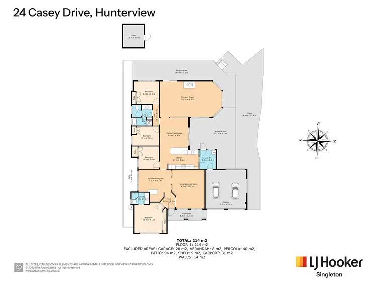 Floorplan of Homely house listing, 24 Casey Drive, Singleton NSW 2330