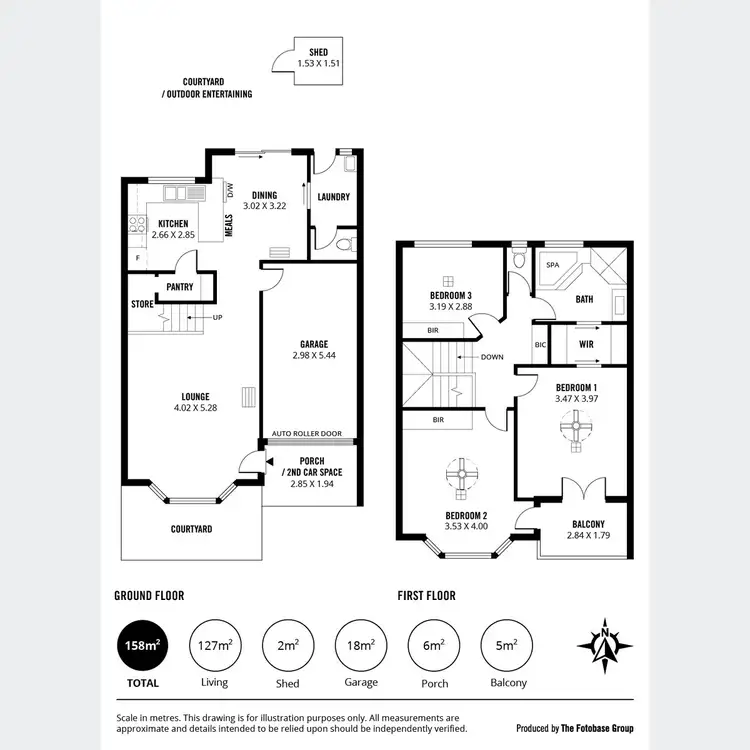 Floorplan of Homely townhouse listing, 5/432 Henley Beach Road, Lockleys SA 5032