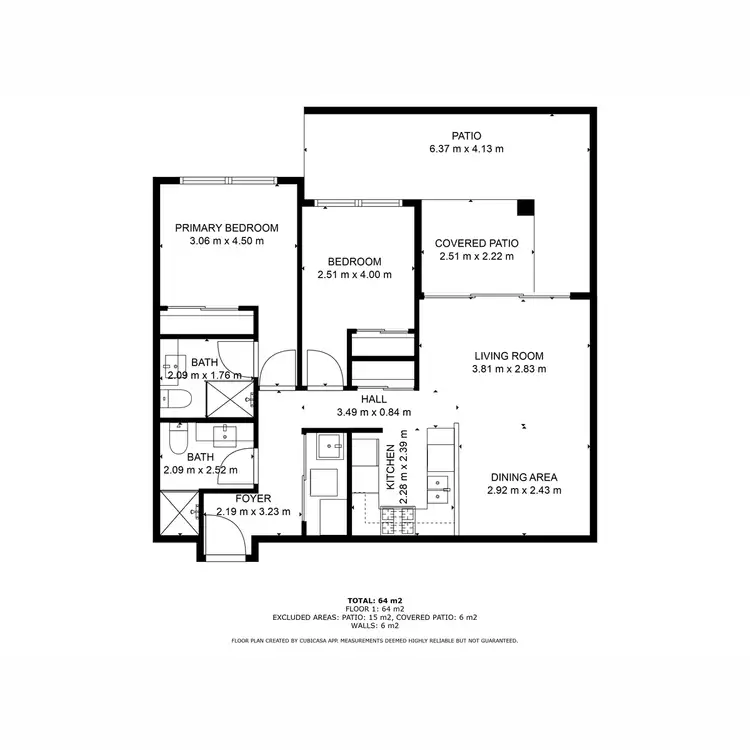 Floorplan of Homely apartment listing, 4/6 Forward Street, Mandurah WA 6210