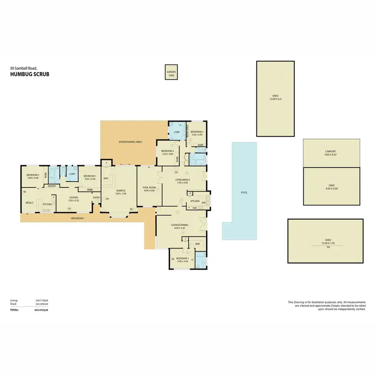 Floorplan of Homely house listing, 30 Sambell Road, Humbug Scrub SA 5114