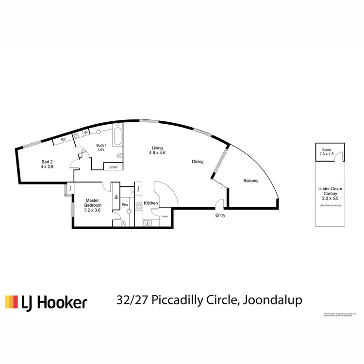 Floorplan of Homely apartment listing, 32/27 Piccadilly Circle, Joondalup WA 6027