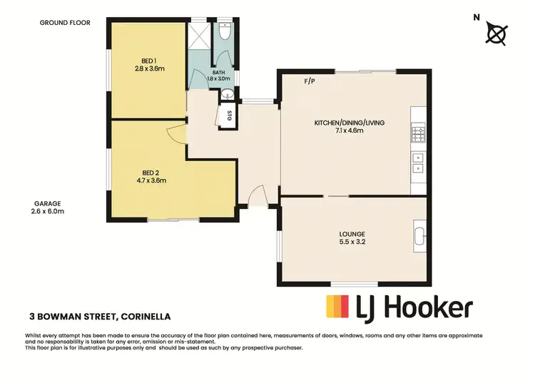 Floorplan of Homely house listing, 3 Bowman Street, Corinella VIC 3984