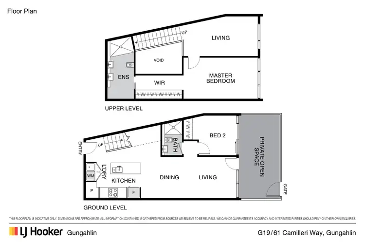 Floorplan of Homely apartment listing, G19/61 Camilleri Way, Gungahlin ACT 2912
