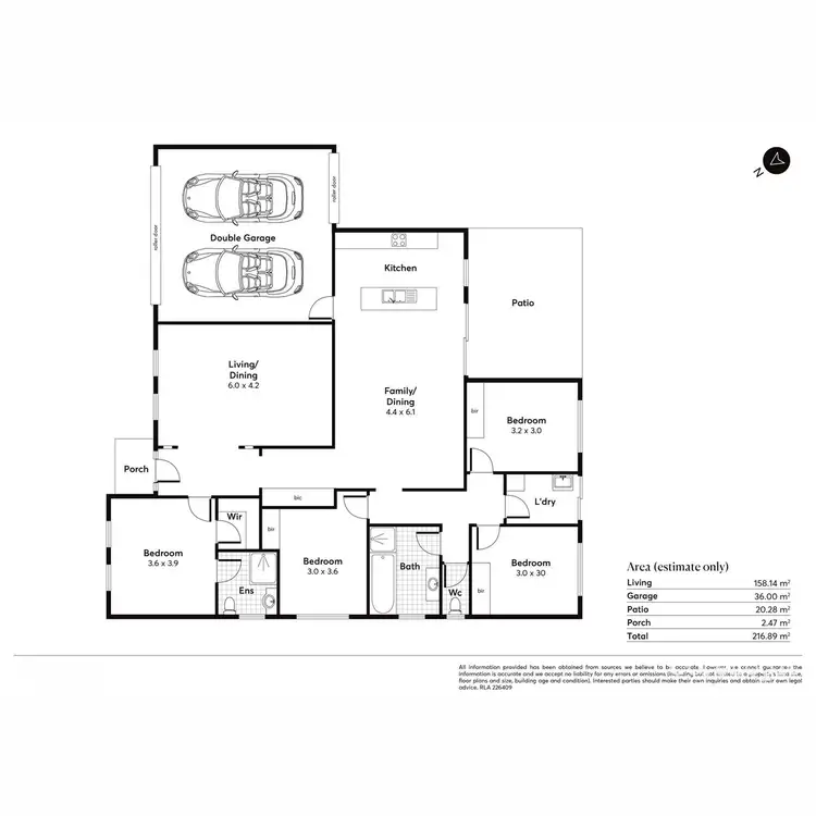 Floorplan of Homely house listing, 1 Henry Wright Court, Burton SA 5110