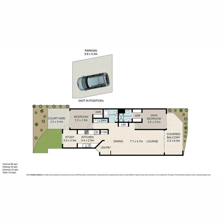 Floorplan of Homely apartment listing, E8/1 Great Hall Drive, Miami QLD 4220