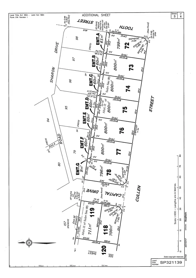 Floorplan of Homely land listing, Lot 73 Cullen Street, Warwick QLD 4370