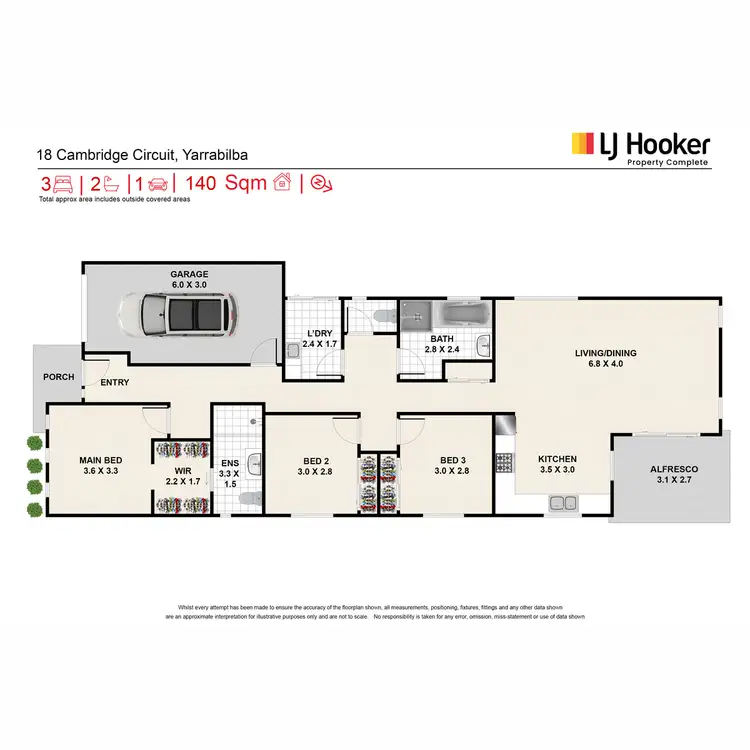 Floorplan of Homely house listing, 18 Cambridge Circuit, Yarrabilba QLD 4207
