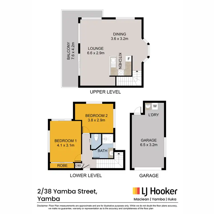 Floorplan of Homely apartment listing, 2/38 Yamba Street, Yamba NSW 2464