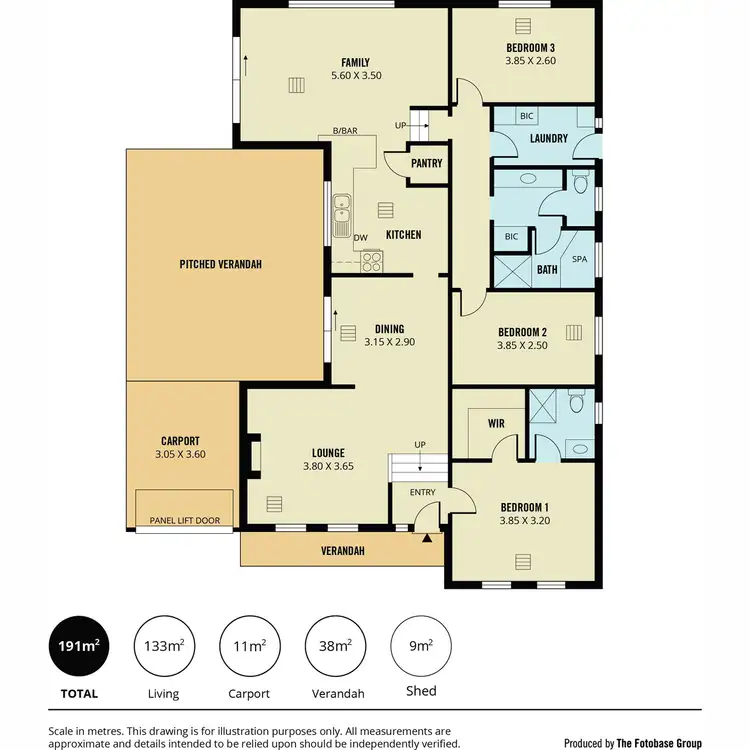 Floorplan of Homely house listing, 14 Wheal Court, Golden Grove SA 5125