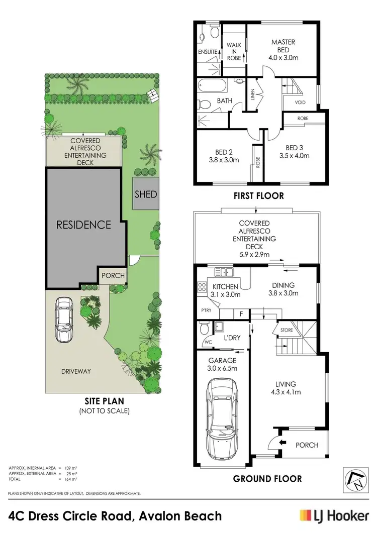 Floorplan of Homely townhouse listing, 4C Dress Circle Road, Avalon Beach NSW 2107