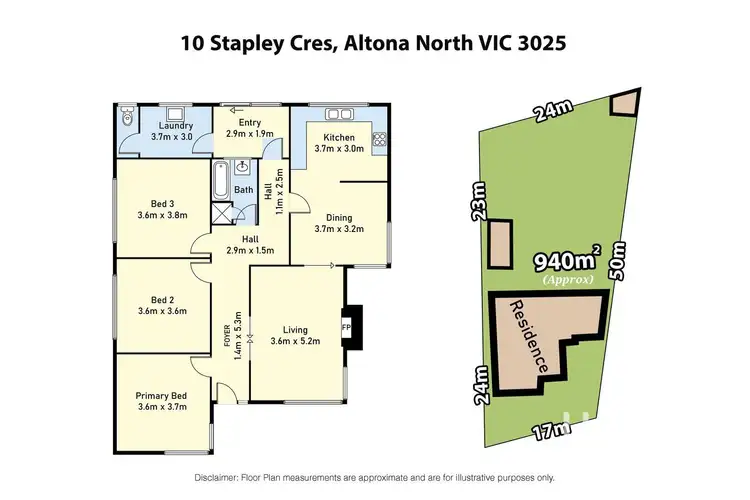 Floorplan of Homely house listing, 10 Stapley Crescent, Altona North VIC 3025
