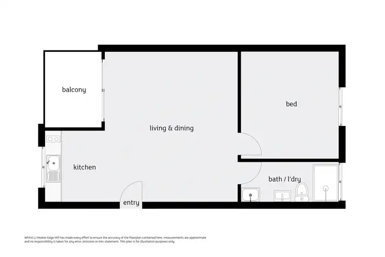 Floorplan of Homely apartment listing, 18/50-56 Woodward Street, Edge Hill QLD 4870