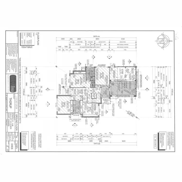 Floorplan of Homely house listing, 8 Syros Court, Mindarie WA 6030