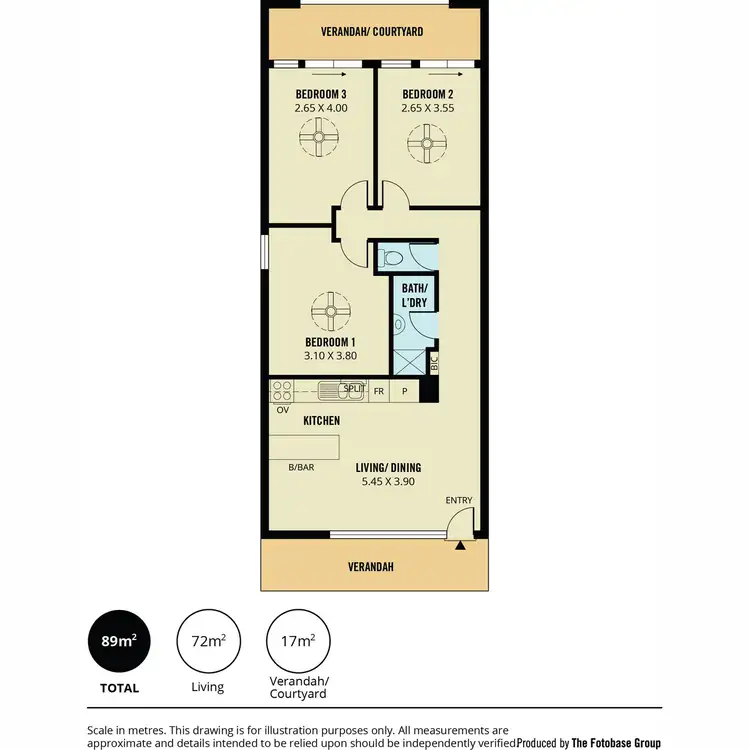 Floorplan of Homely house listing, 2/13 Yates Street, Mawson Lakes SA 5095