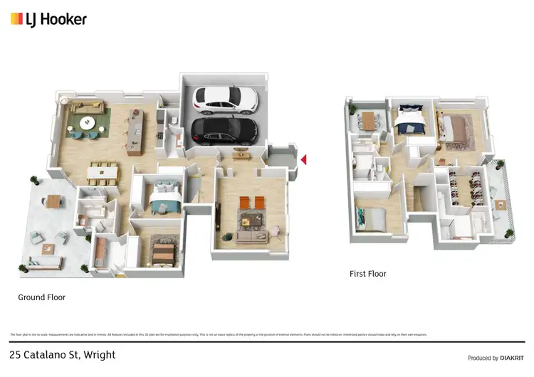 Floorplan of Homely house listing, 25 Catalano Street, Wright ACT 2611