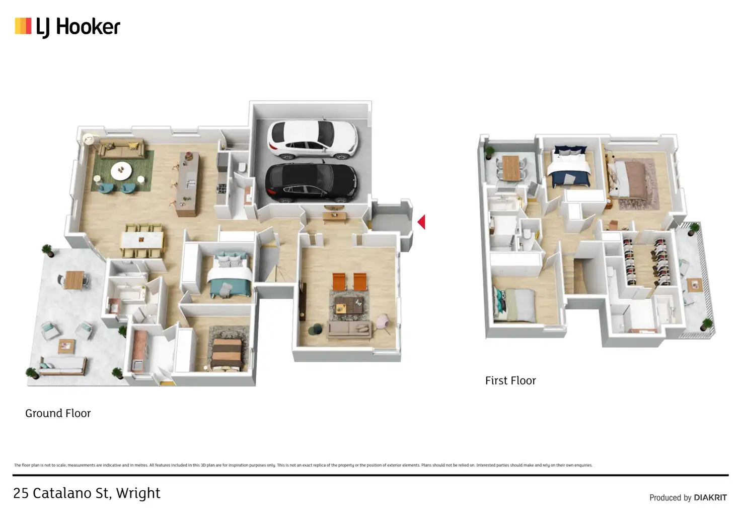 Floorplan of Homely house listing, 25 Catalano Street, Wright ACT 2611