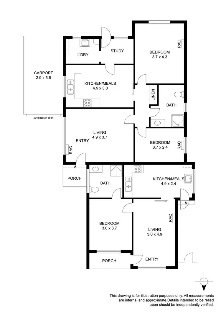 Floorplan of Homely house listing, 2 & 2A Rosella Street, Payneham SA 5070