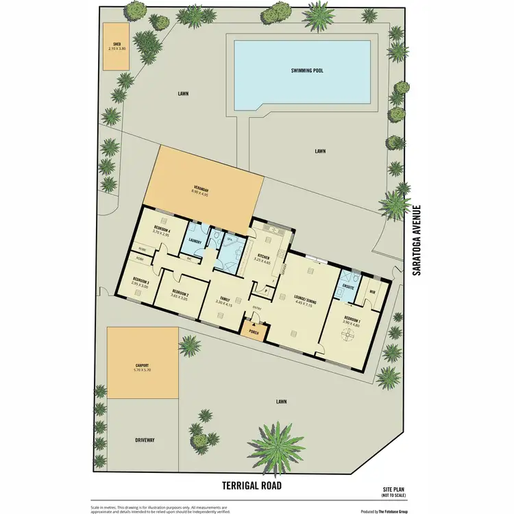 Floorplan of Homely house listing, 4 Terrigal Road, Redwood Park SA 5097