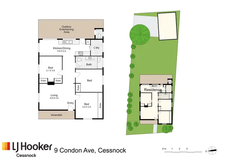 Floorplan of Homely house listing, 9 Condon Avenue, Cessnock NSW 2325