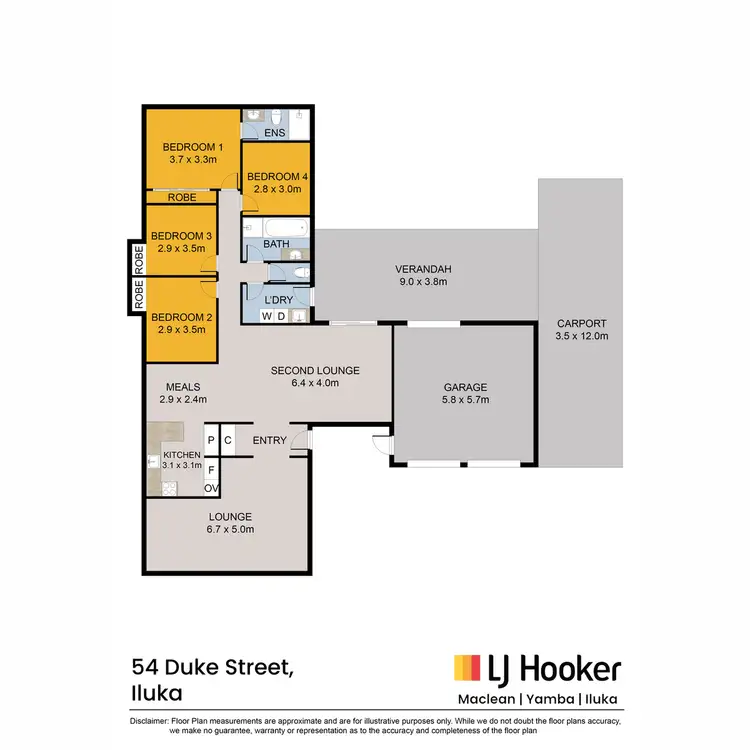 Floorplan of Homely house listing, 54 Duke Street, Iluka NSW 2466