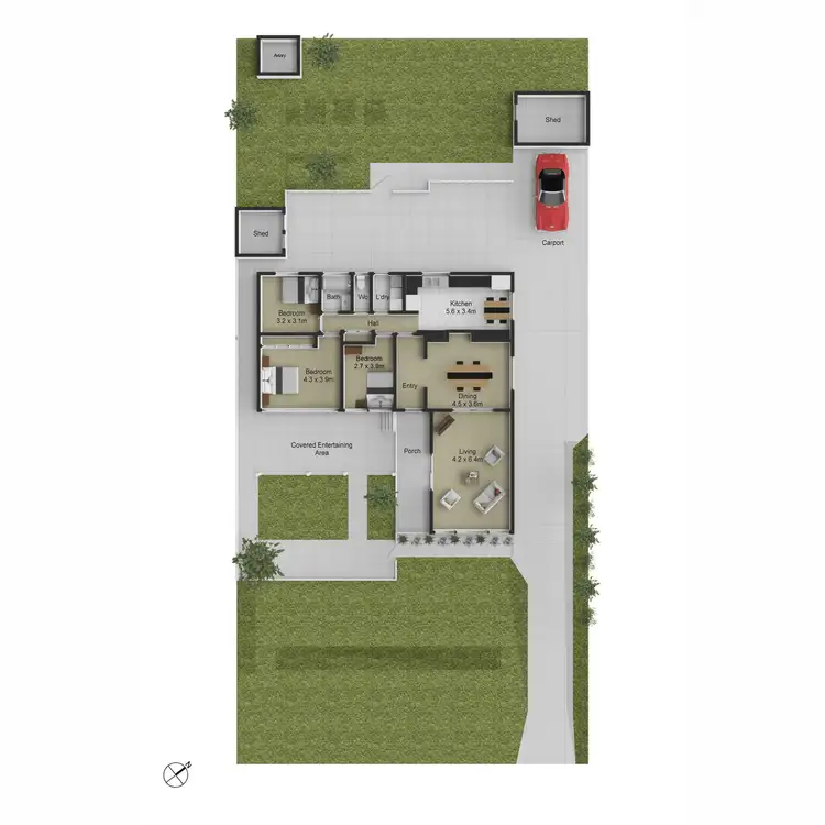 Floorplan of Homely house listing, 71 O'Sullivan Street, Higgins ACT 2615