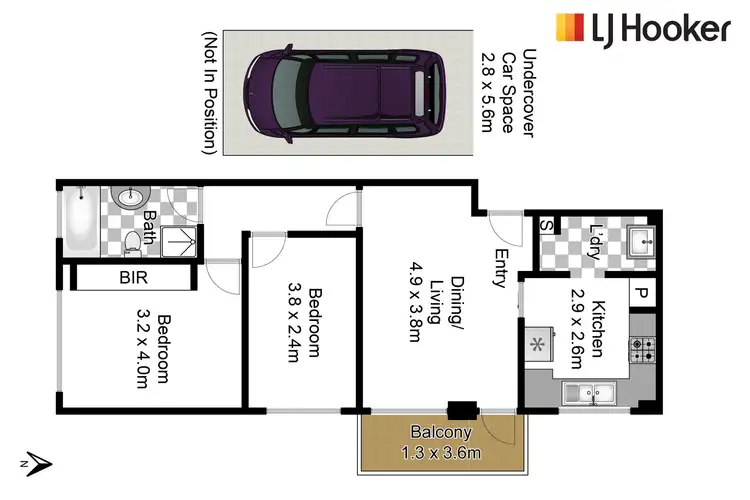Floorplan of Homely unit listing, 10/386-390 Mowbray Road, Lane Cove NSW 2066