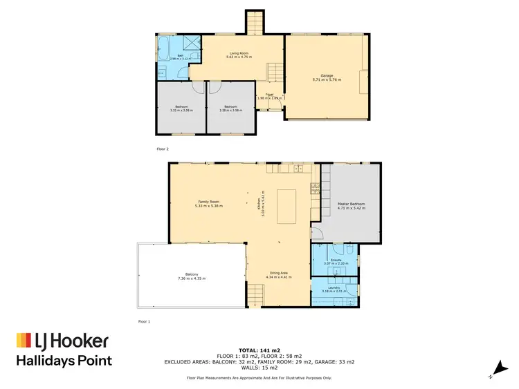 Floorplan of Homely house listing, 9 Gum Blossom Place, Tallwoods Village NSW 2430