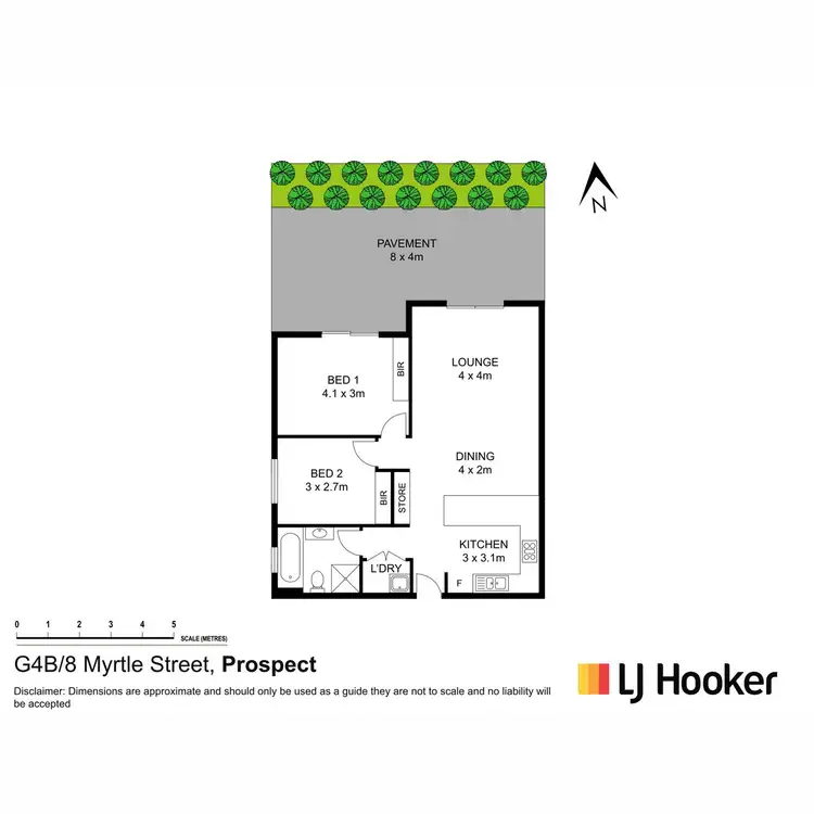Floorplan of Homely apartment listing, G4/8B Myrtle Street, Prospect NSW 2148