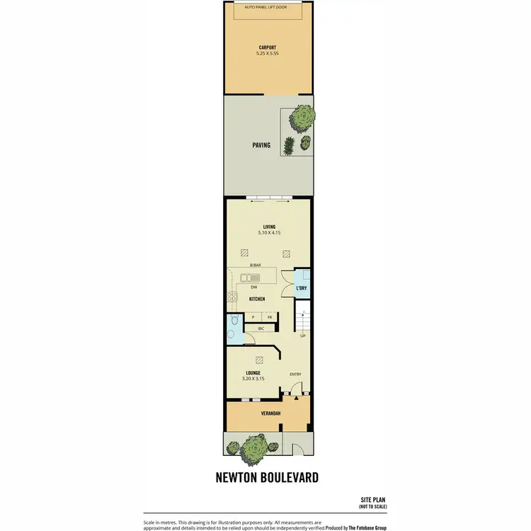Floorplan of Homely house listing, 278 Newton Boulevard, Munno Para SA 5115