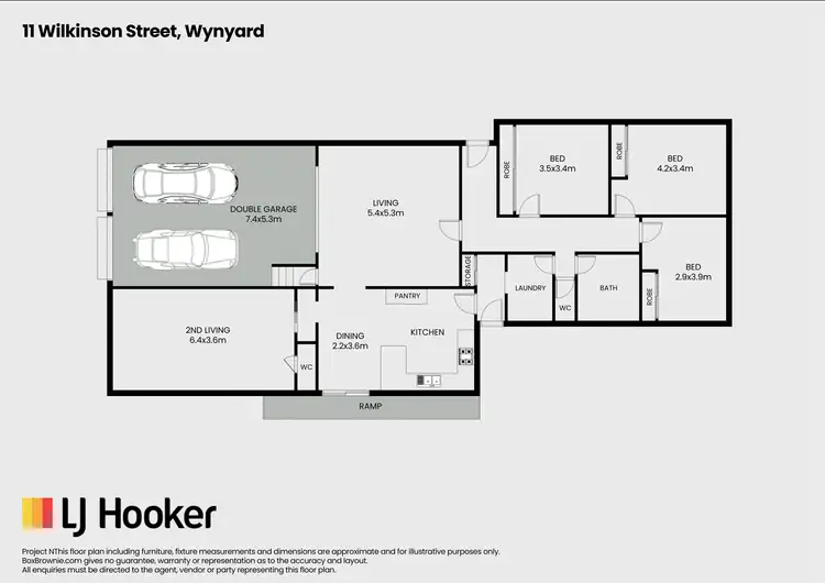 Floorplan of Homely house listing, 11 Wilkinson Street, Wynyard TAS 7325
