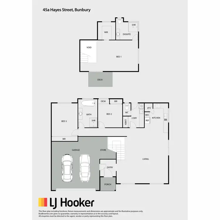 Floorplan of Homely house listing, 45a Hayes Street, Bunbury WA 6230
