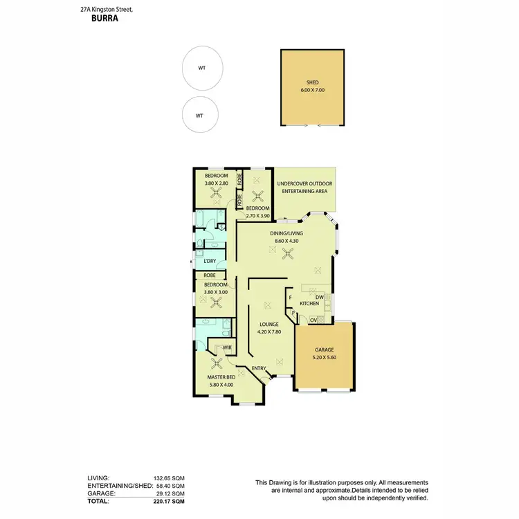 Floorplan of Homely house listing, 27A Kingston Street, Burra SA 5417