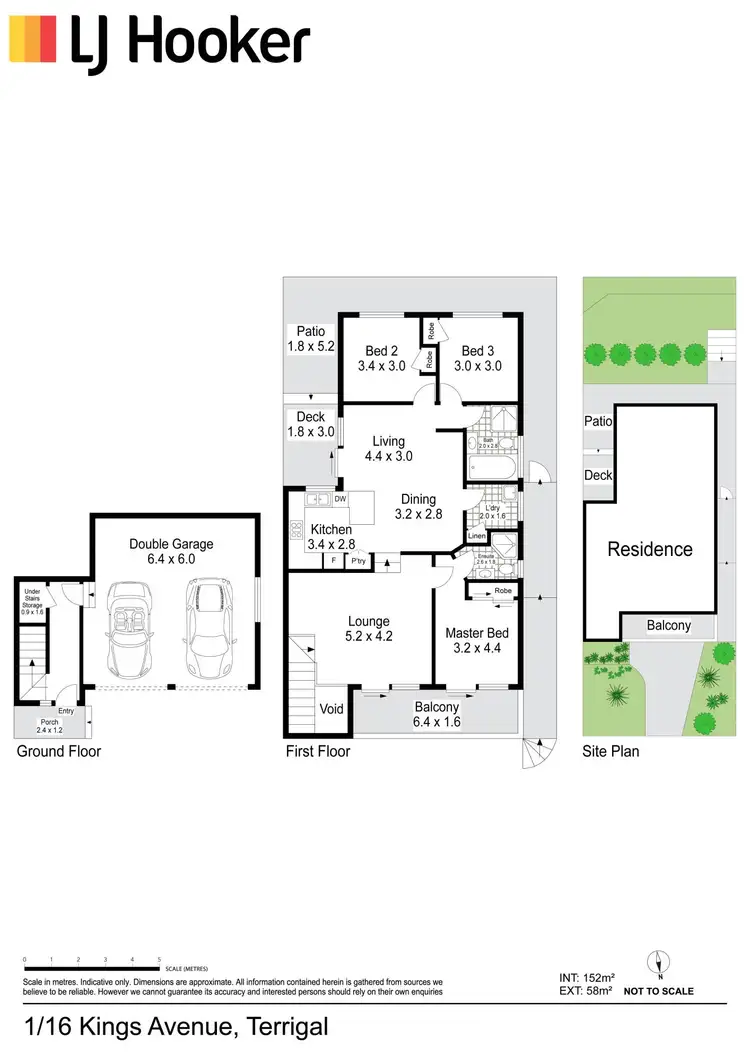 Floorplan of Homely semi-detached listing, 1/16 Kings Avenue, Terrigal NSW 2260