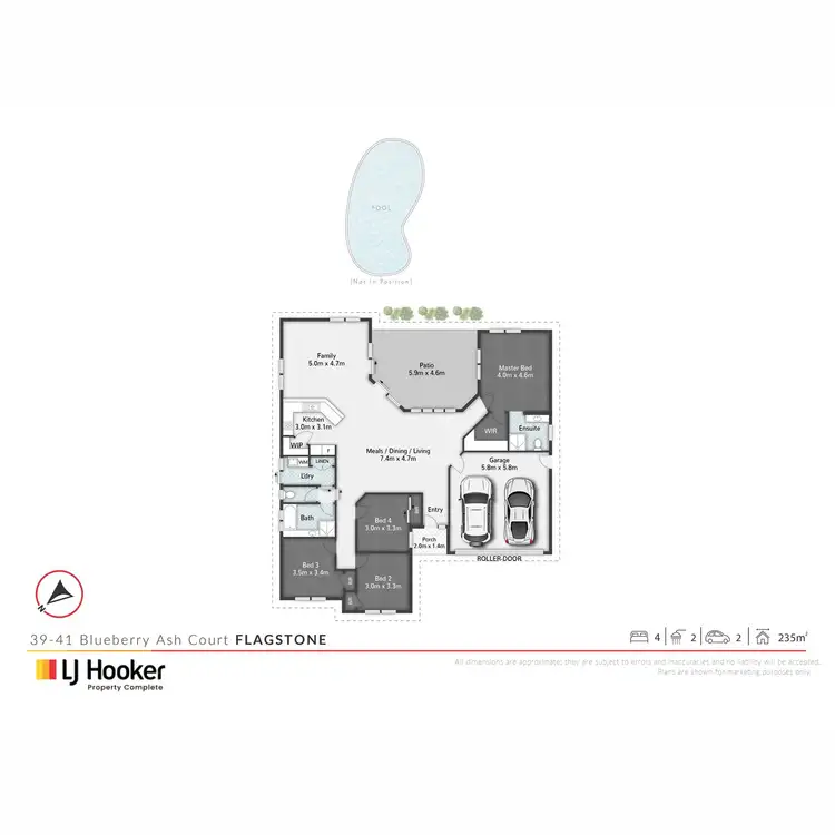 Floorplan of Homely house listing, 39-41 Blueberry Ash Court, Flagstone QLD 4280